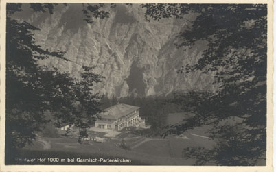 Der Reintalerhof um 1938