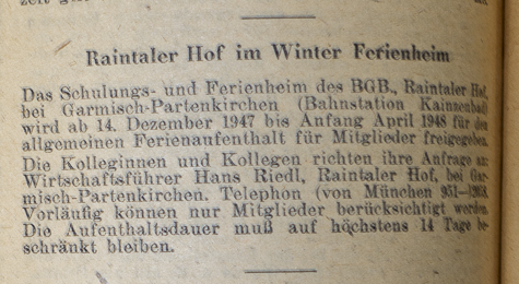 Winter am Raintaler Hof