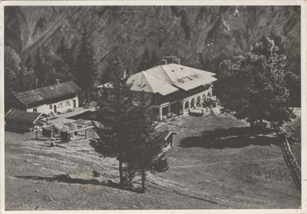 Der Reintaler Hof nach dem 2. Weltkrieg. Eine der ersten Karte von 1949