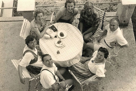 Erholung auf der Terrasse des Reintalerhofs