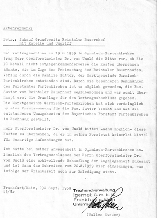 Der Reintalerhof um 1963