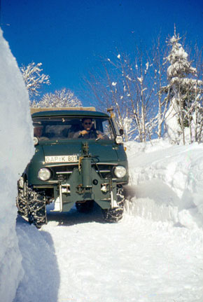 Der Unimog vom Reintalerhof