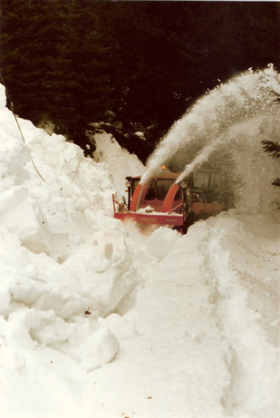 Der Schneewinter 1981/1982 bedeutet das Aus für den Reintalerhof