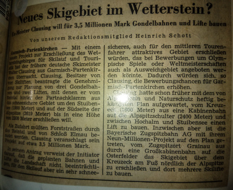 Skigebiet am Reintlerhof..