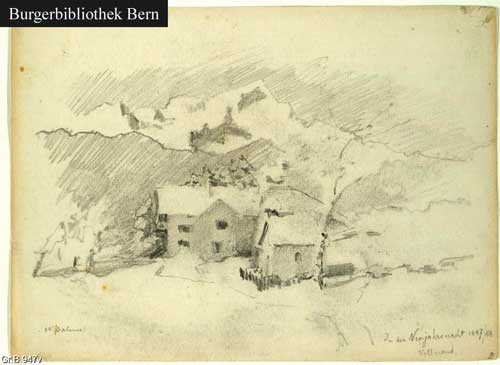 Rainthalerhof Jahreswechsel 1887/1888 - Balmer