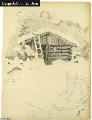 Rainthalerhof - Jahreswechsel 1887/1888 - Balmer