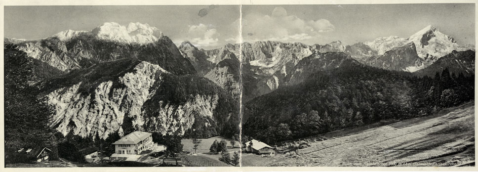 Der Reintalerhof in einer Panoramansicht