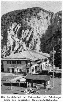 Der erste Jugendtag der Deutschen Postgewerkschaft im Reintalerhof 1949