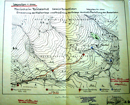 Die Licht- und Kraftstromversorgung des Reintalerhofs