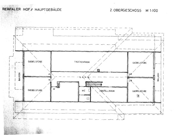 Reintaler Hof - Grundriss des 2. Obergeschoss