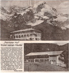 Zeitungsartikel: Reintalerhof sucht Käufer