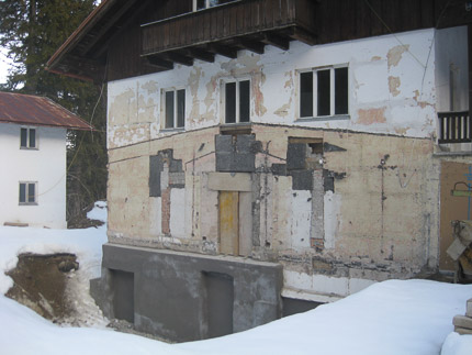 Der Reintalerhof im Winterschlaf