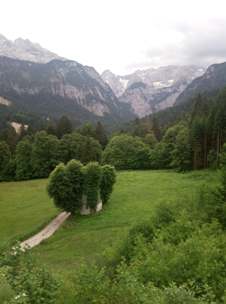 Das E-Werk des Reintalerhofs im Februar 2020