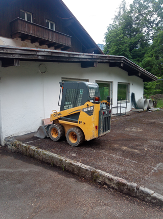 Das E-Werk des Reintalerhofs im Februar 2020