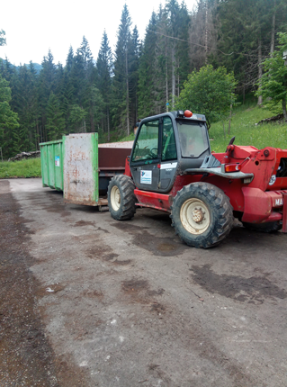 Das E-Werk des Reintalerhofs im Februar 2020